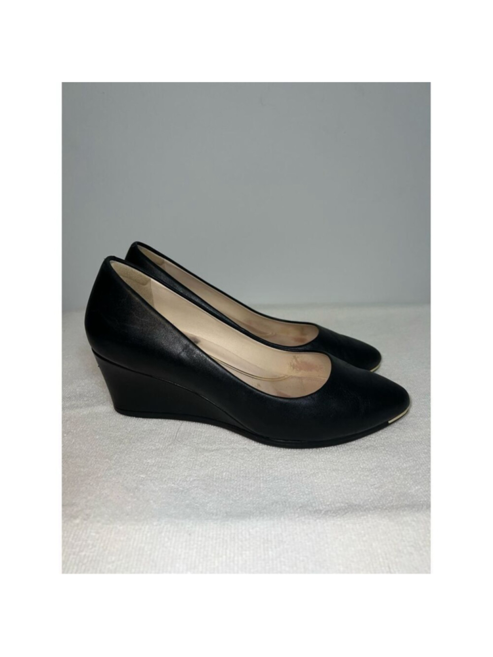 COLE HAAN Women’s Grand Ambition Wedge Pumps Shoes 7.5B